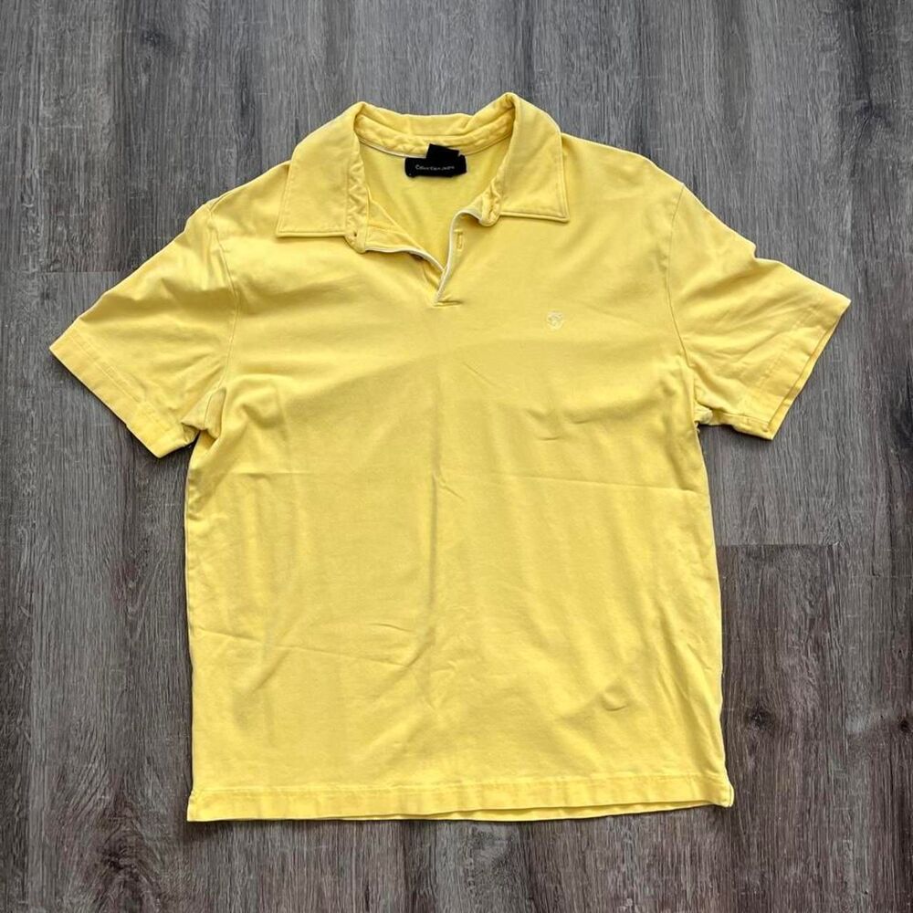 Calvin Klein Yellow Polo